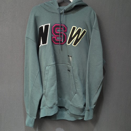 Nike Air Men's Sweatshirt Hoodie Varsity Patch NSW, Size L, Blue, Athleisure - 第 1/10 張圖片