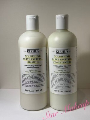 Kiehl's  Nourishing Olive Fruit Oil   Shampoo + Conditioner 16.9 OZ EACH