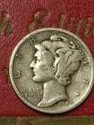 1942-S    SILVER  Mercury Dime     "S" Mintmark  HI-GRADE WAR  DIME GOOD COLLECT