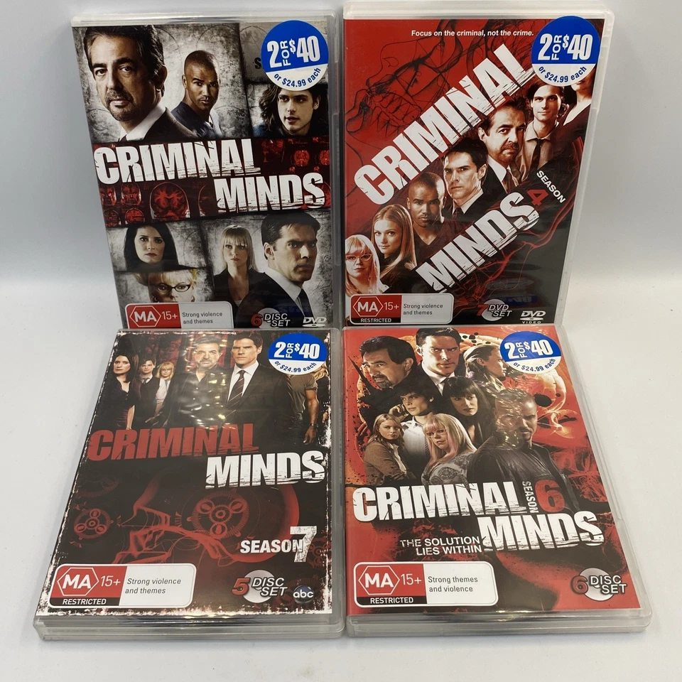 Criminal Minds : Series 1-15 DVD R4 Season 1 2 3 4 5 6 7 8 9 10 11 12 13 14 15 - image 4 of 4