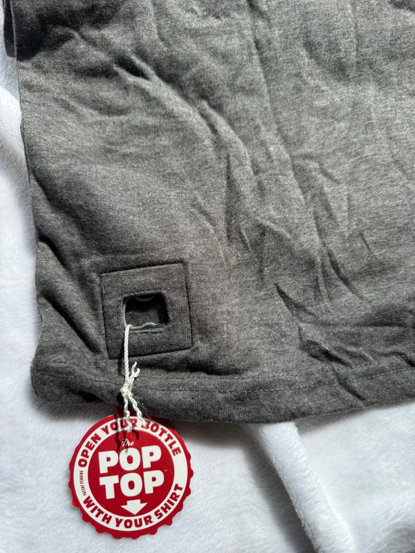 J America pop top tshirt blanks -  charcoal grey, lot of 4, all size 3XL