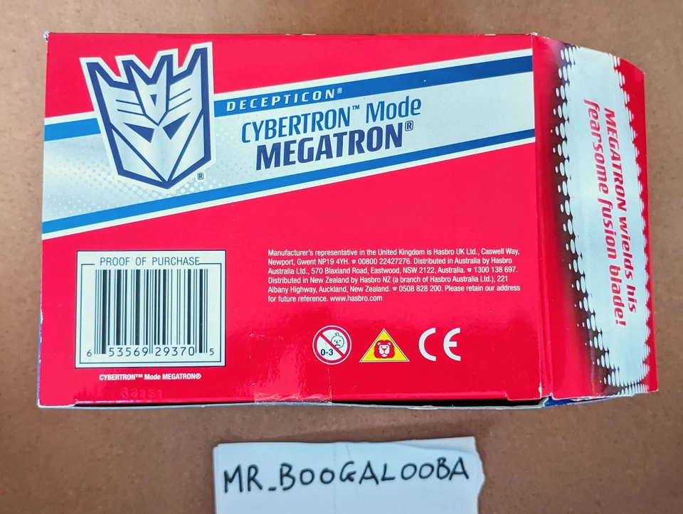 Transformers Animated Voyager Megatron vertical box 2008 MISB RARE - Immagine 3 di 4