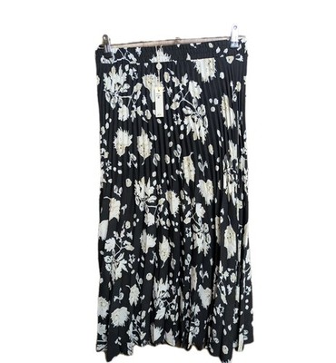 Max Studio Blumen fließender Rock Damen weich Urlaub Arbeit üppig UK Medium L 36'' H 58''