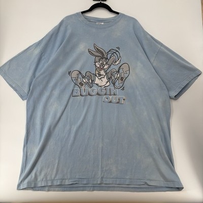 Shaka Wear Bugs Bunny T-Shirt Vintage Buggin Out Basketball Mens Sz 5XLT Heavy
