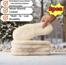 Shoe Inserts Thick Fluffy Warm Insoles Breathable Moisture-Wicking Unisex Winter