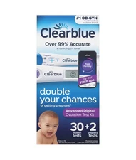 Clearblue Ovulation Kit and Pregnancy Test Combo - 99% Accuracy