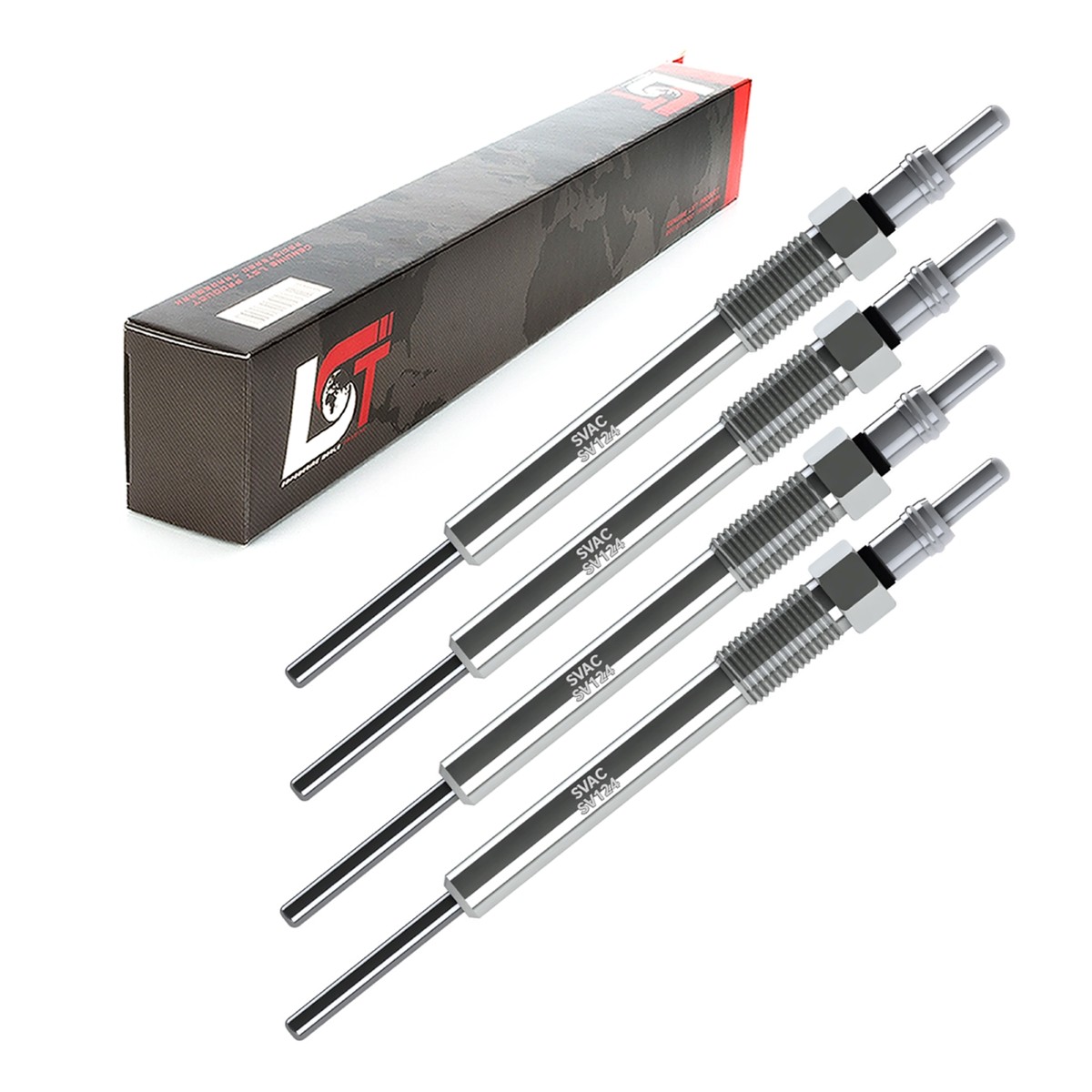 4x GLOW PLUG ROD GLOW PLUG - FOR OPEL MERIVA B 1.3CDTI 55564219 *NEW* 4,4 VOLT