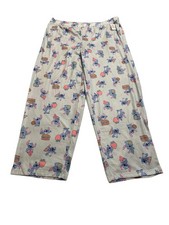 Disney Stitch Pajama Pants Size XL Light blue Lilo  Stitch pattern pockets