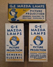 GE Mazda T8 Picture Projection Light 100w 120v Bulb In Original Box Lot of 3