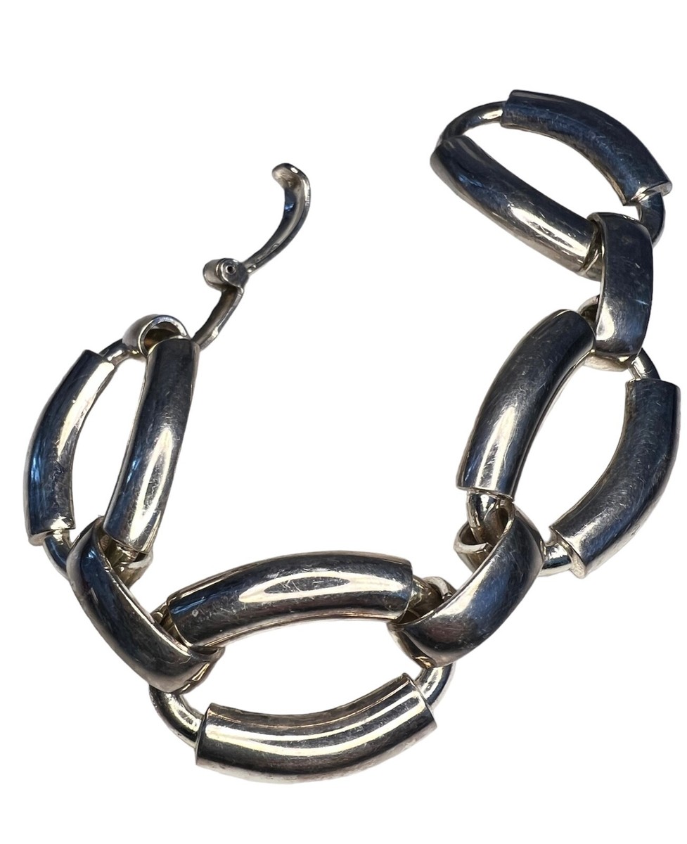 Vintage Dior Bracelet Grosse Germany 925 Silver Heavy Chain Vintage Dior Bracelet Grosse Germany 925 Silver Heavy Chain