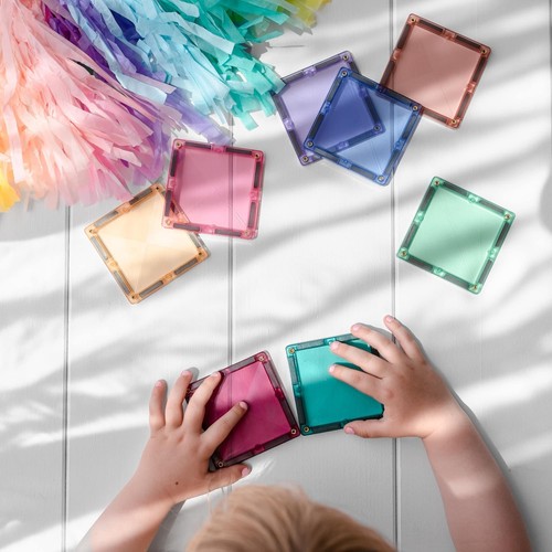 Connetix Tiles 120 Piece Pastel Creative Pack - Picture 4 of 6