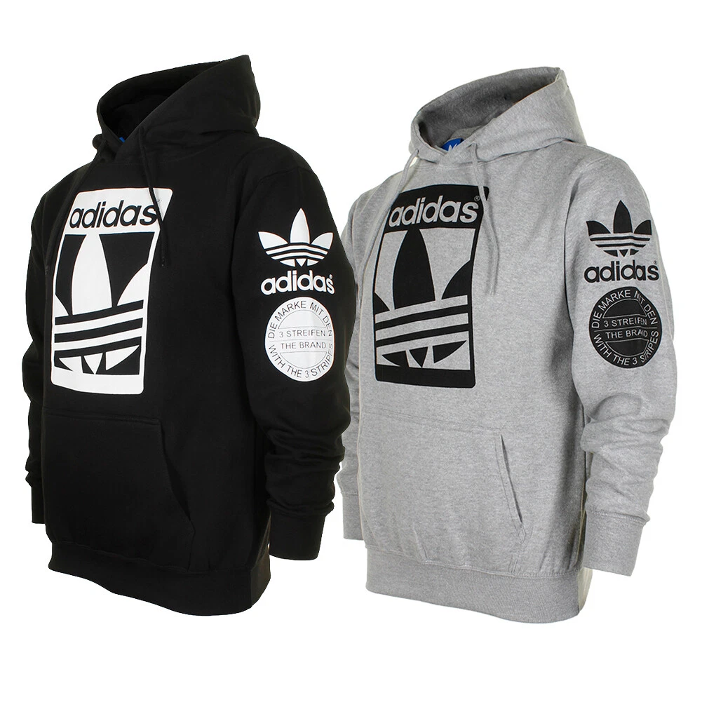 Adidas Men&#039;s Original Street Graphic Front Pocket Active Pullover Hoodie | eBay