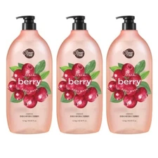 Shower Mate Fresh Body Wash Cranberry 1.2kg(42.32oz) x 3pcs  K Beauty