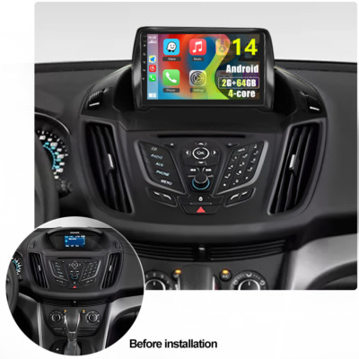 64GB Android14 Autoradio Für C-Max Ford Kuga 2012-2018 Escape 2013-2019 GPS WIFI