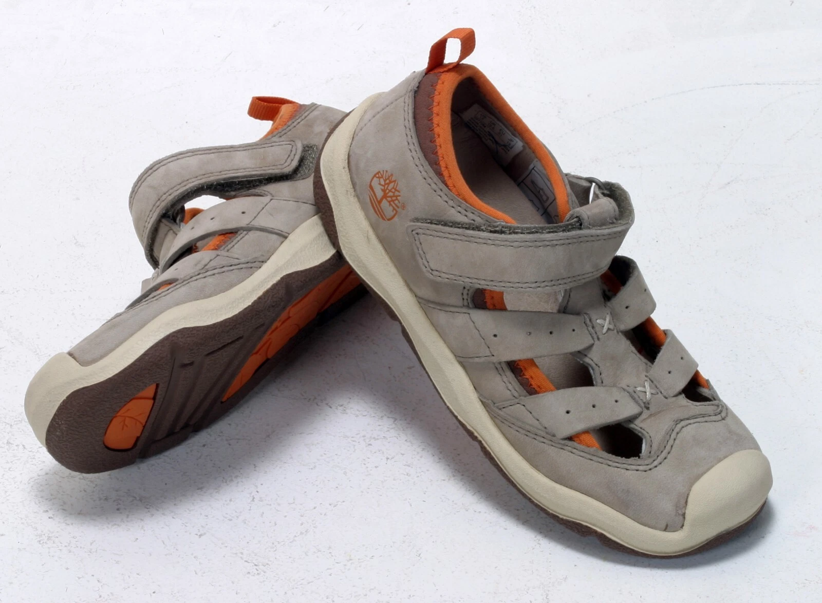 SANDALI DA BAMBINO TIMBERLAND TOT FISHERMAN MARRONE CHIARO ARANCIONE UK1 2 5 EU33 35 NUOVI CON SCATOLA 59760