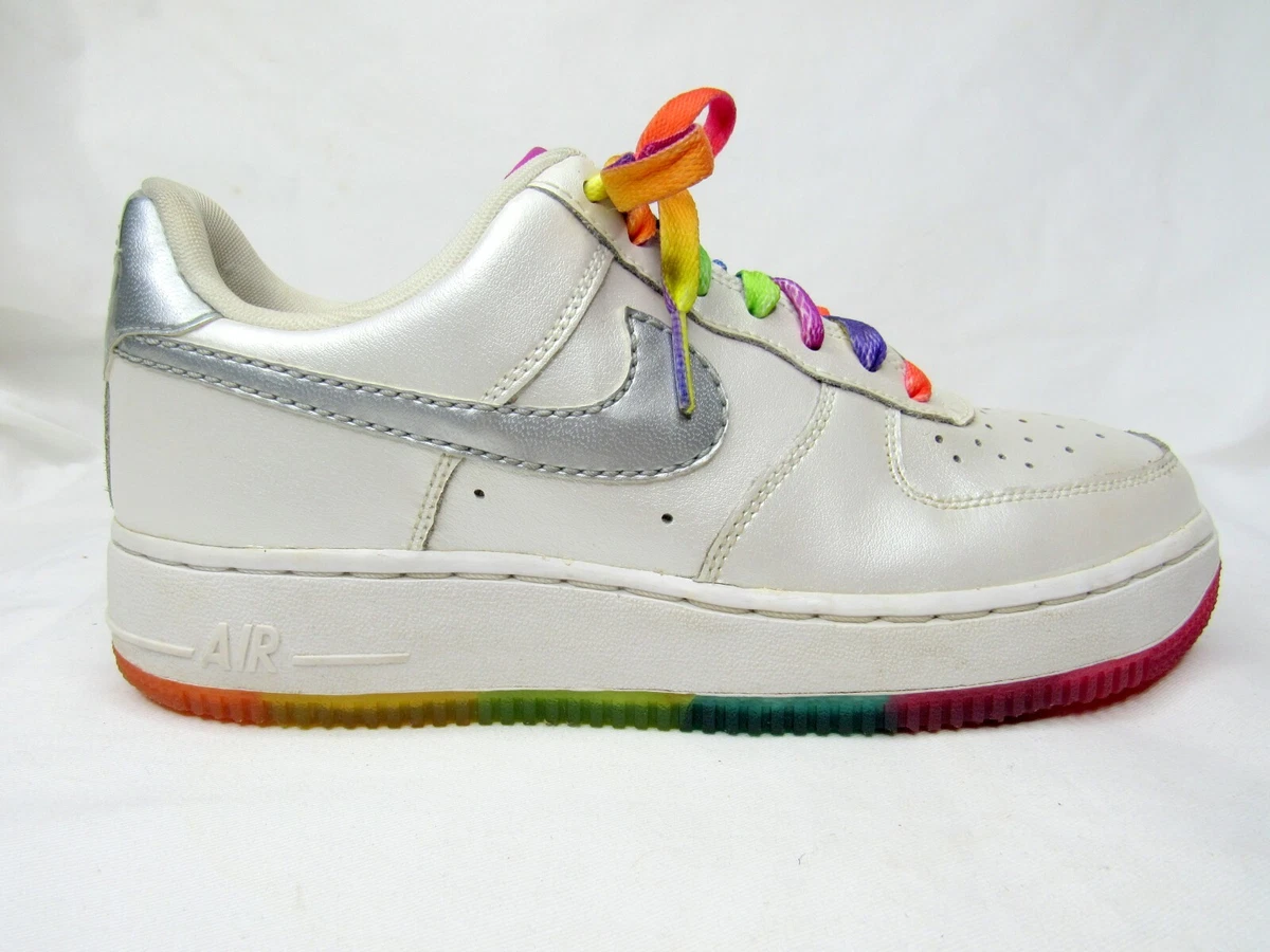 Rainbow lv 1's/white af1