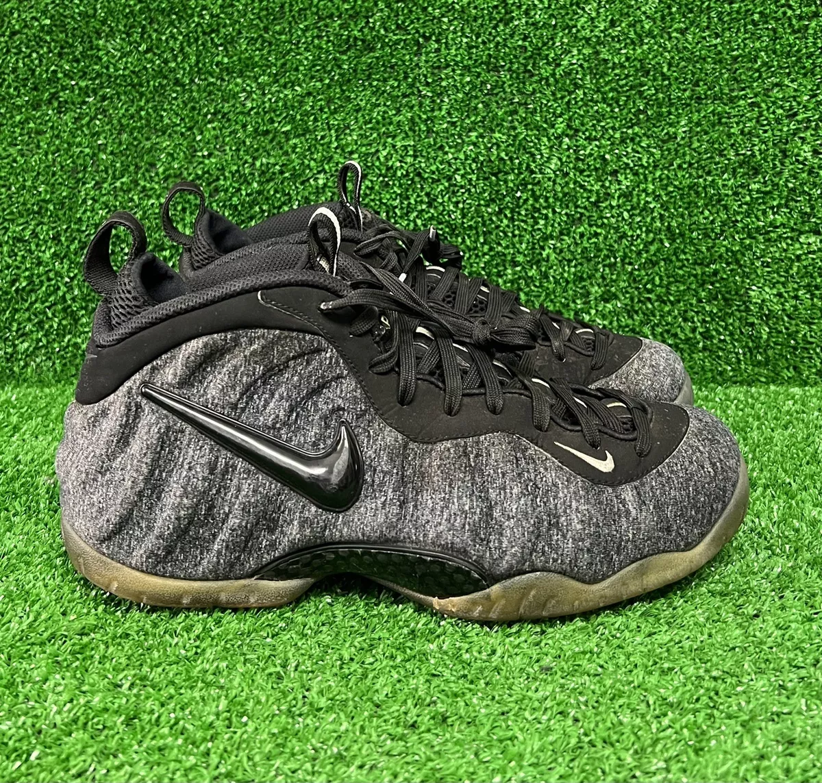 Nike Air Foamposite Pro Wool Fleece Tech 624041-007 Dark Gray Heather Mens 9.5 |