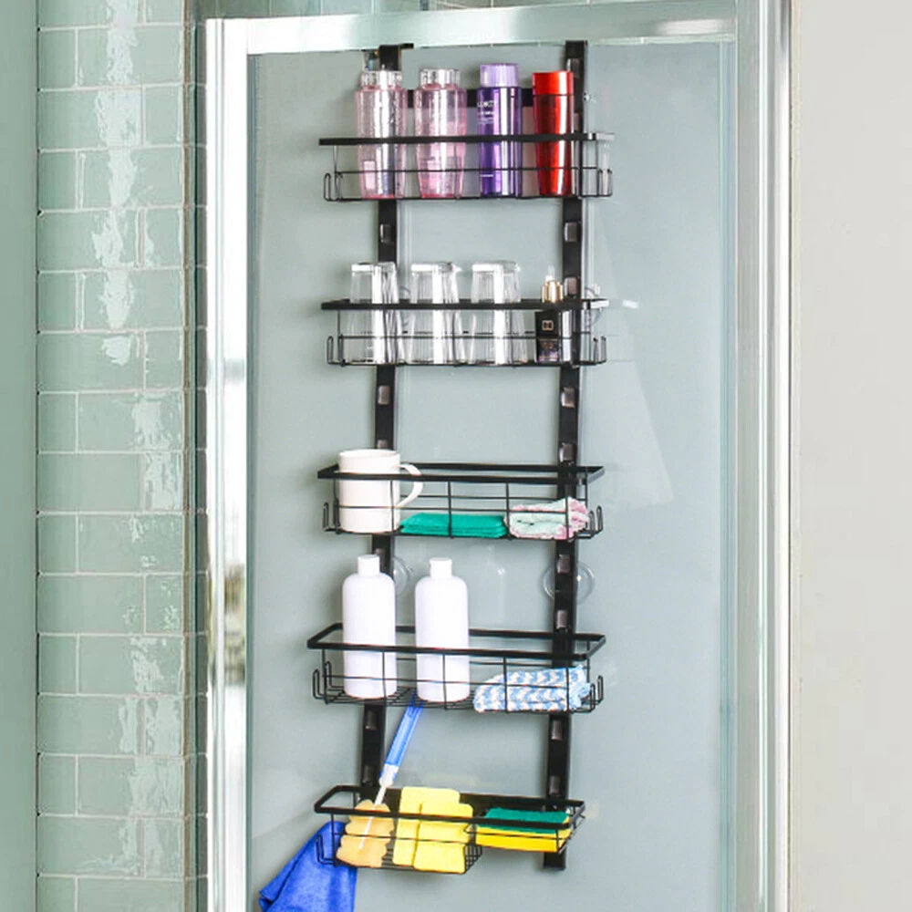 6-Tier Adjustable Hanging Baskets Over The Door Pantry Organizer Pantry Storage