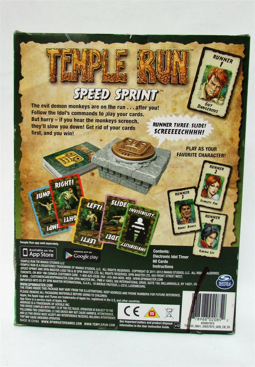 Spin Master Temple Run Elect Card Game for sale online