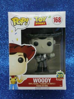 black and white woody funko pop