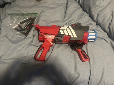 Boomco Twisted Spinner Blaster Pump Gun with Rounds (Red)
