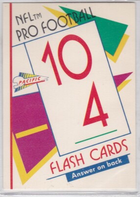 M) 1991 Pacific Football Trading Flash Card Jim Arnold #8
