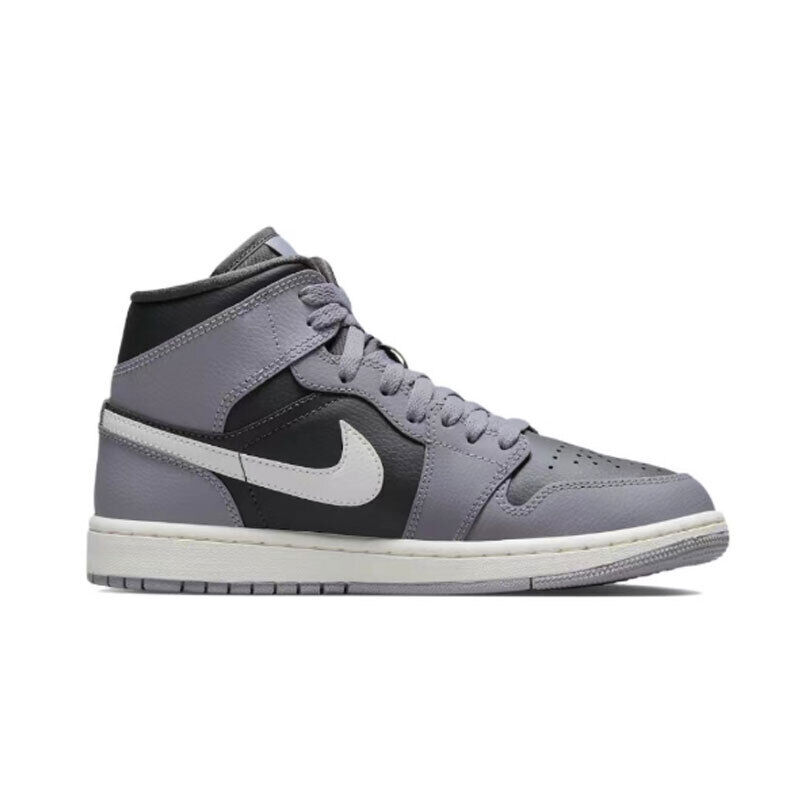 Nike Air Jordan 1 AJ1 Mid Cement Grey Sail Anthracite White Nike Air Jordan 1 AJ1 Mid Cement Grey Sail Anthracite White