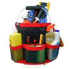 Bucket Car Wash Tool Organizer Fits 3.5-5 Gallon Bucket Red