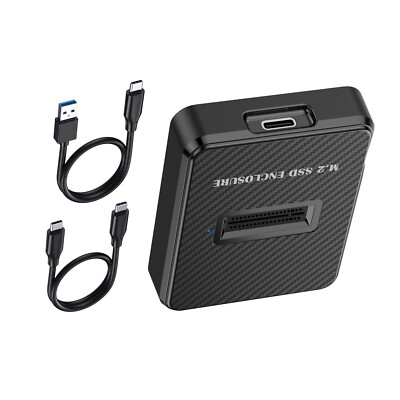M.2 NVMe & SATA to USB C Dock Station Base M Key B+M Key Reader Adapter 10Gbps