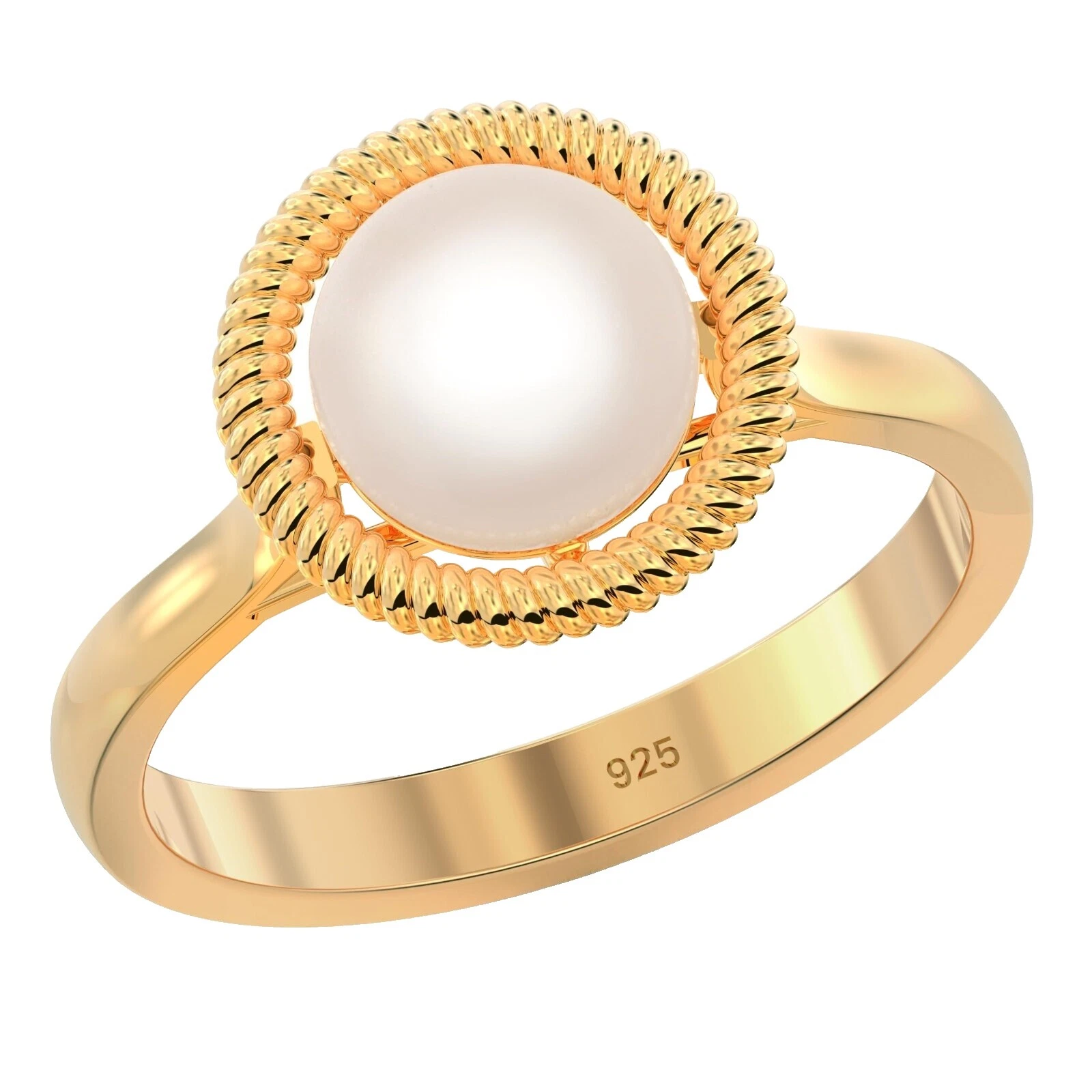 Anillos de Moda Religiosa Perla