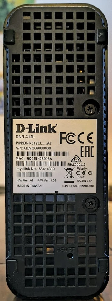 D-Link DNR-312L mydlink Network Video Recorder (NVR) for IP Cameras - USED - Image 4 of 4