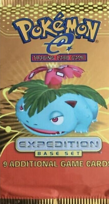 pokemon expedition base set booster box 2002 Pokemon Card Game (TCG) - Expedition Base Set - Empty Booster Packs  WOTC
