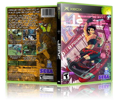 JSRF: Jet Set Radio Future Xbox Custom Cover and Case. NO GAME!!