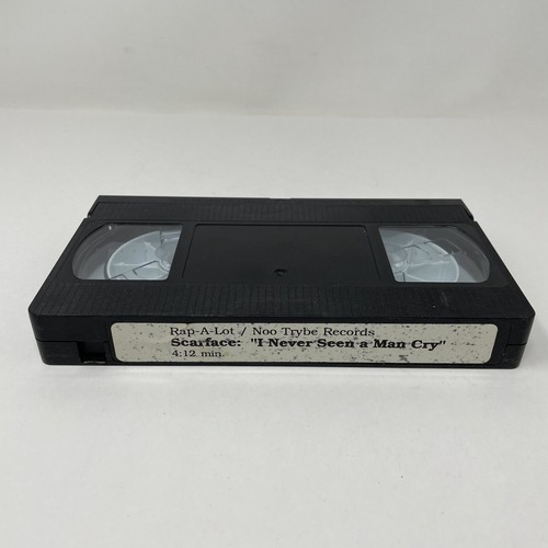Vintage Scarface Never Seen A Many Cry Video Promo VHS Rap A Lot Noo Trybe