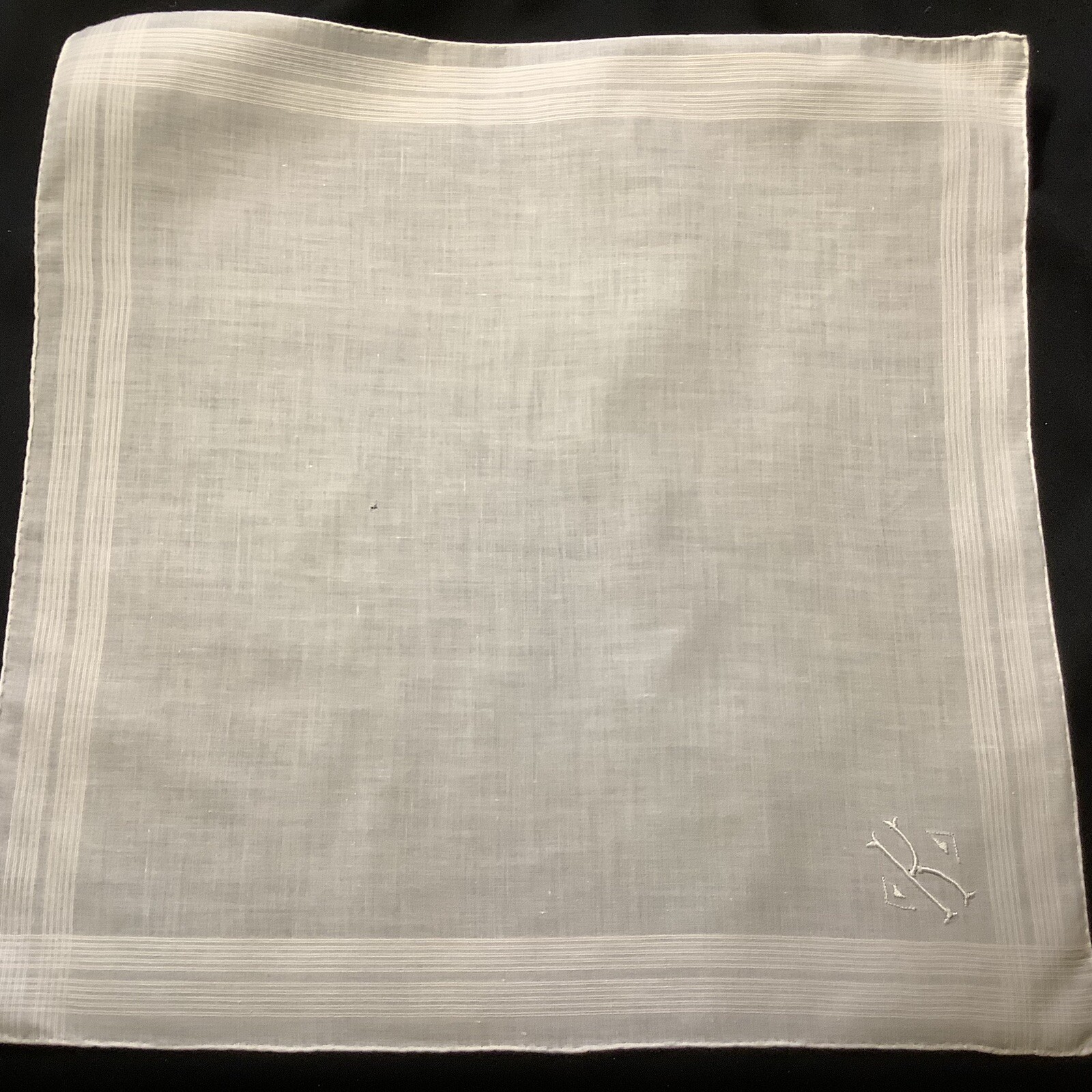 7909🌟Vintage 40s CUTTER Gentlemen’s Monogram “K” Poc… Gem