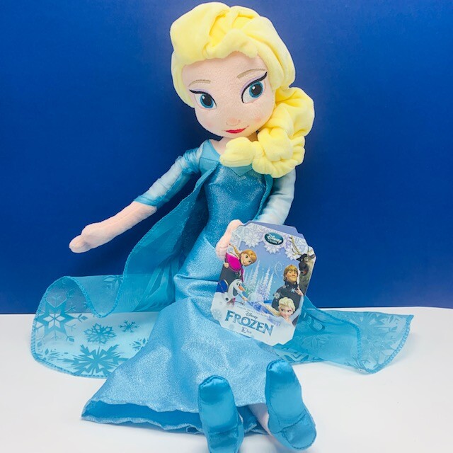 Elsa Frozen Disney Store Exlusive Plush 20 inch 20" NWT doll stuffed
