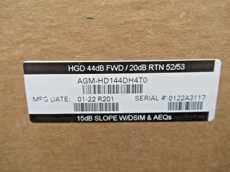 Cisco ACI 1002 MHz GainMaker High Gain Dual Amp HGD 44dB FWD 20dB RTN 52/53 NIB - Image 2 of 4