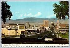 Capitol Boulevard Boise Idaho Vintage Postcard Souvenir View Unposted Card