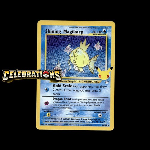 Lot de cartes Pokémon Célébrations 25ème Anniversaire ! Carte Holo Full Art Charizard comme neuve - Photo 40 sur 62