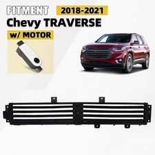 For 2018-2021 Chevy Traverse Active Air Shutter Grille Lower With Motor