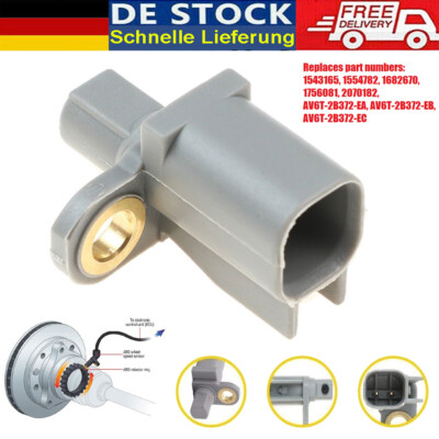 ABS Sensor Raddrehzahl Hinten Beidseitig für Ford Focus Mk 3 Kuga #AV6T2B372EB