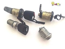for FORD FIESTA V FUSION FOCUS KA DOOR LOCK SET WITH CHIPPED KEYS P.A.T.S.