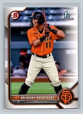 Anthony Rodriguez 2022 Bowman #BP-26 Prospects San Francisco Giants C47
