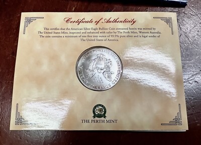 外国銀貨 アメリカ1D銀貨 2000年 PERTH MINT メーカー公式オンライン