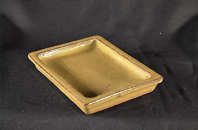  BONSAI  POT  TRAY  CERAMIC HUMIDITY  TRAY  6 BROWN RECTANGULAR 