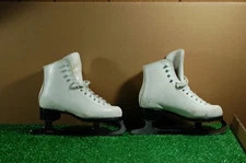 Vintage Jackson Novice 730 CANADA MADE womens figure ice skates w/Mark III bla