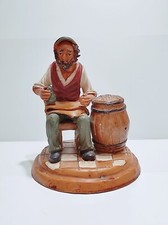 Scultura in terracotta NO Caltagirone 23 cm statuina UOMO antichi mestieri