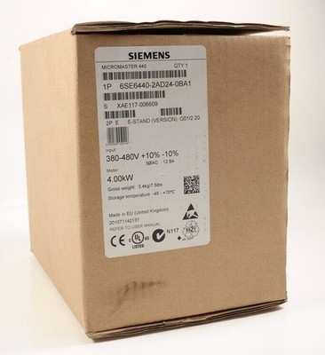 1P 6SE6 440-2AD24-0BA1 NEW SIEMENS 6SE6440-2AD24-0BA1 MICROMASTER 440 Inverter