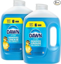 Ultra Dish Soap Refill Jug Large Size Original Blue Liquid Dishwashing Detergent