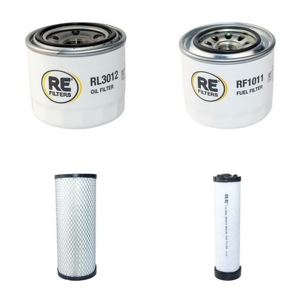 Filter Service Kit FüR Sumitomo SH75X-3 Luft ÖL Kraftstoff W/Yanmar 4TNE98 Eng-image